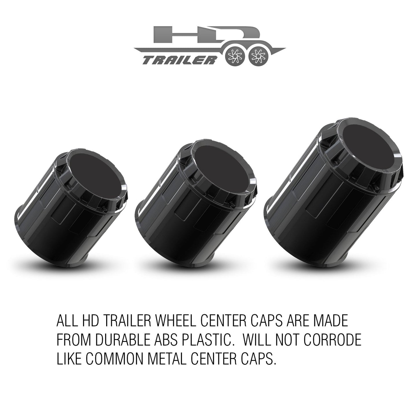 16" x 6" | CANYON ALUMINUM TRAILER WHEEL | 6 on 5-1/2 | Gloss Black Milled Edges