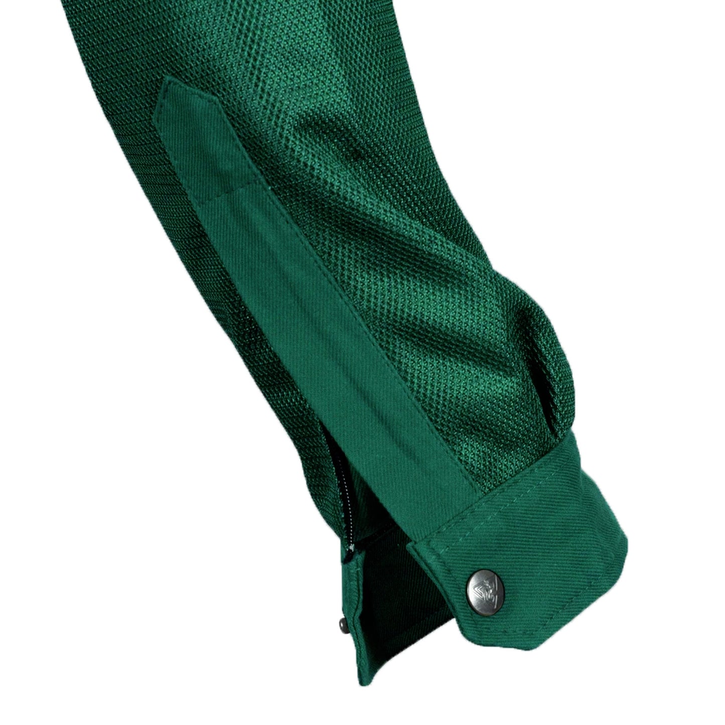 Protective Summer Mesh Shirt for Women - Dark Green Solid