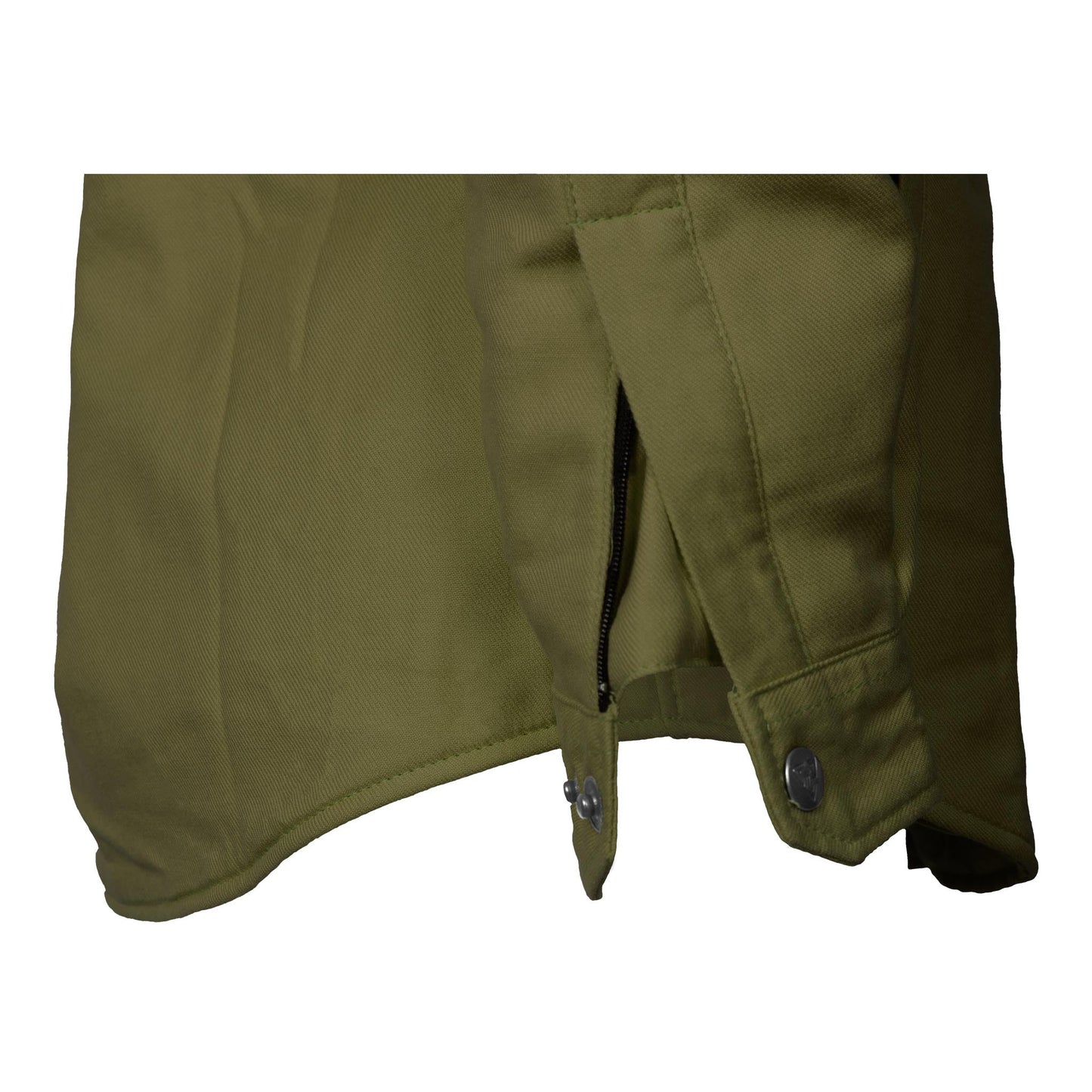 Protective Flannel Shirt for Women - Army Green Solid