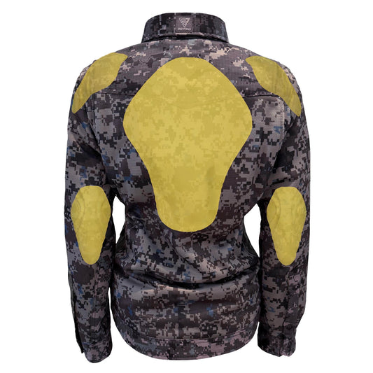 Summer Protective Camouflage Mesh Shirt "Devil Six" for Women