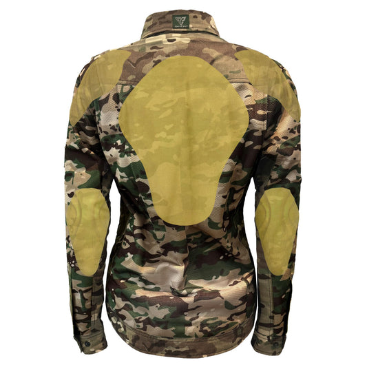Summer Protective Camouflage Mesh Shirt "Delta Four" for Women