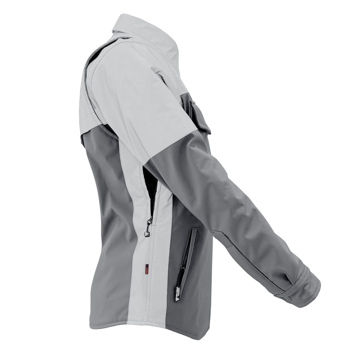 SoftShell Reflective "Twilight Titanium" Winter Jacket for Women - Grey Matte