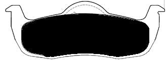 Porterfield Brake Pads for 2009 JEEP COMMANDER