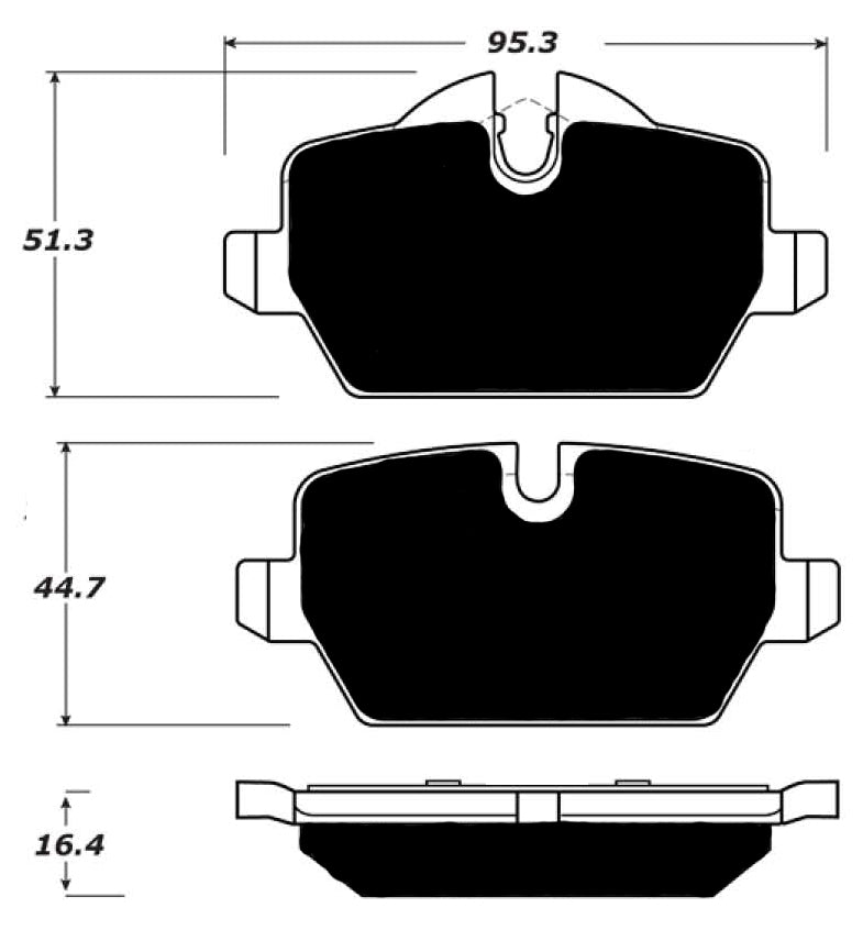 Porterfield Brake Pads for 2016 MINI Paceman
