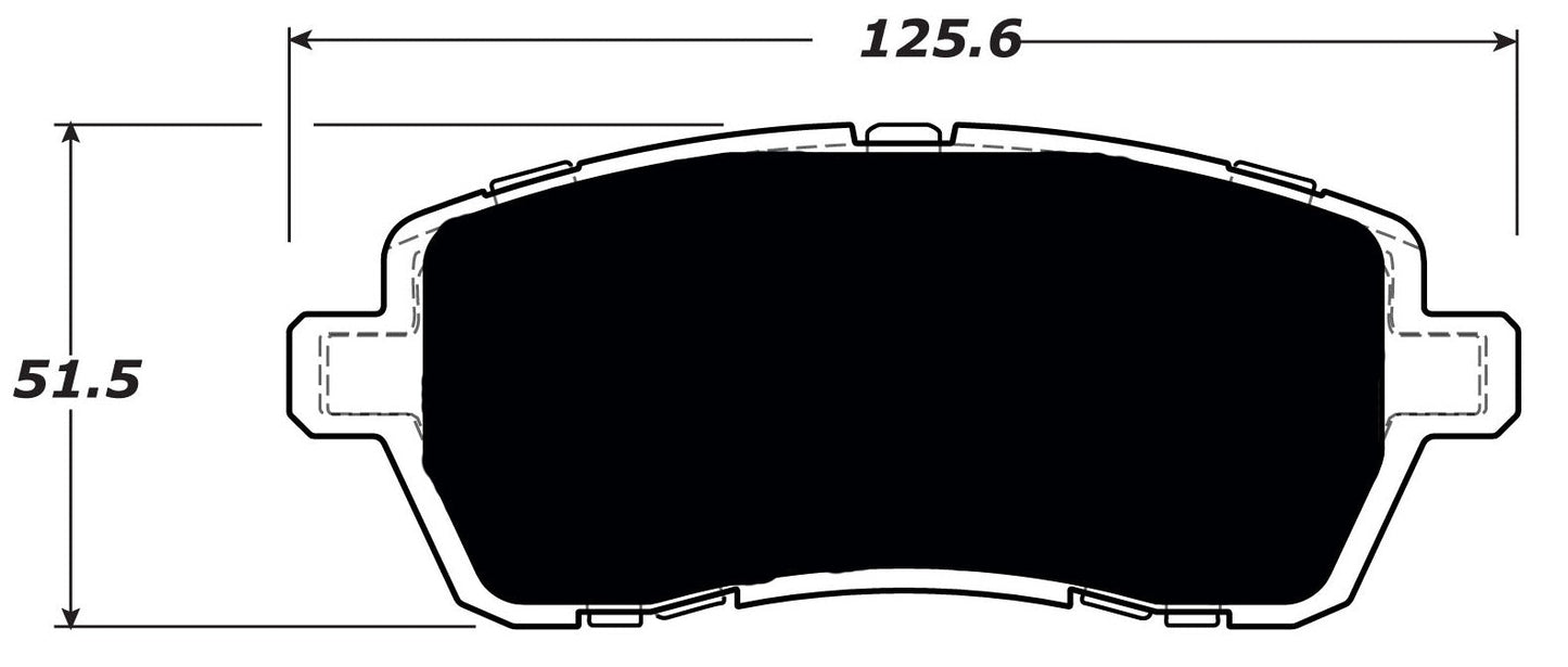 Porterfield Brake Pads for 2016 FORD FIESTA- Rear Drum