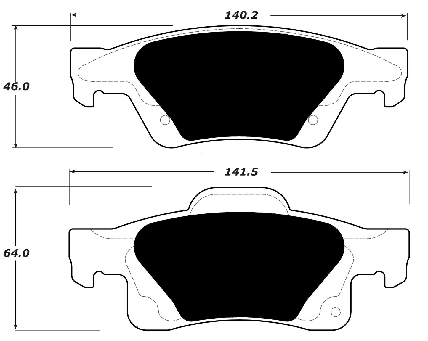 Porterfield Brake Pads for 2016 JEEP GRAND CHEROKEE w/350mm Front Disc