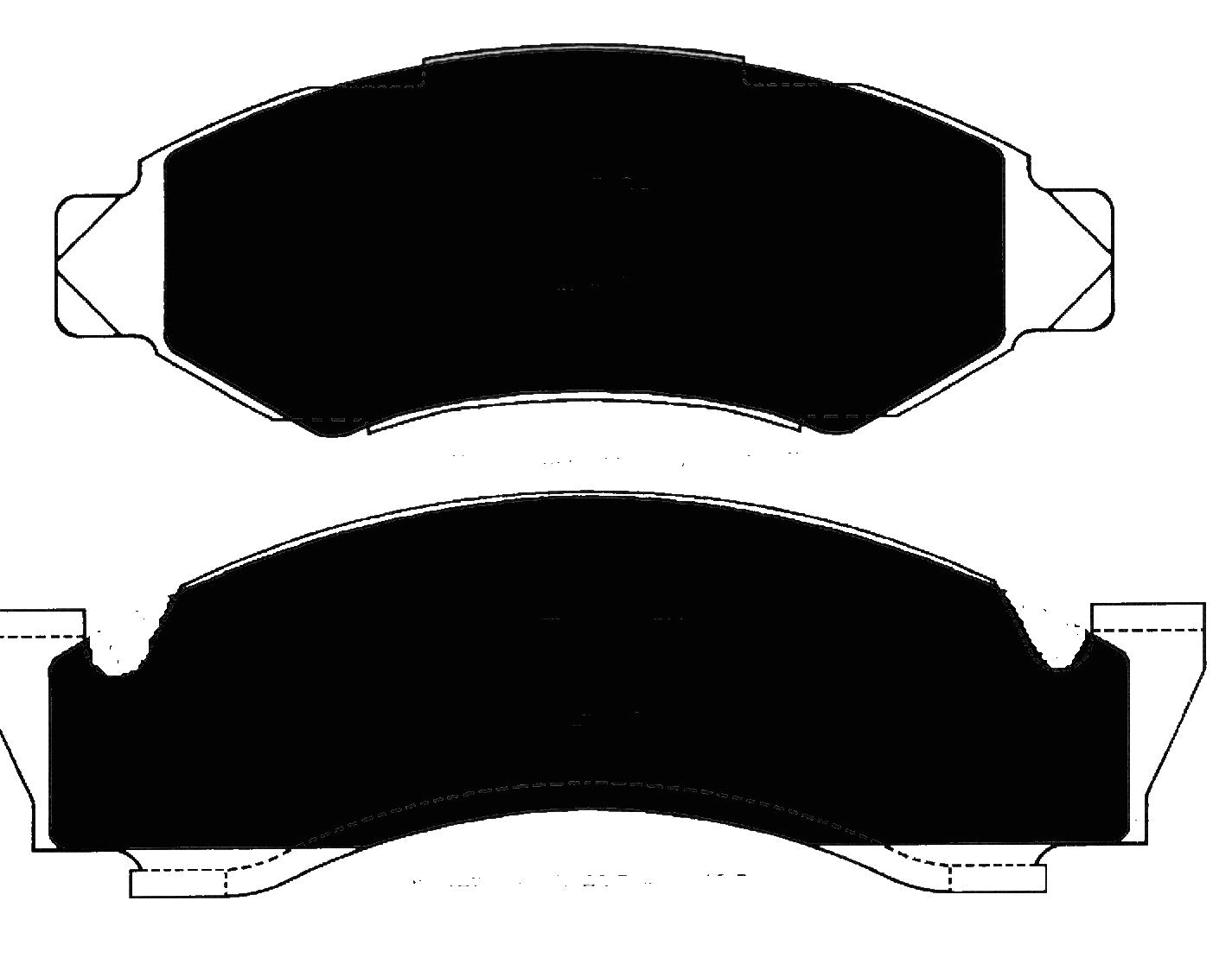 Porterfield Brake Pads for 1978 FORD BRONCO