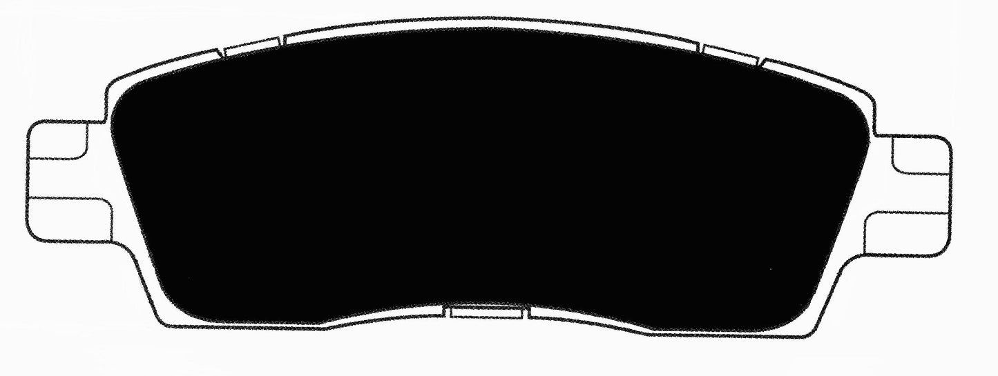 Porterfield Brake Pads for 2009 GMC ENVOY