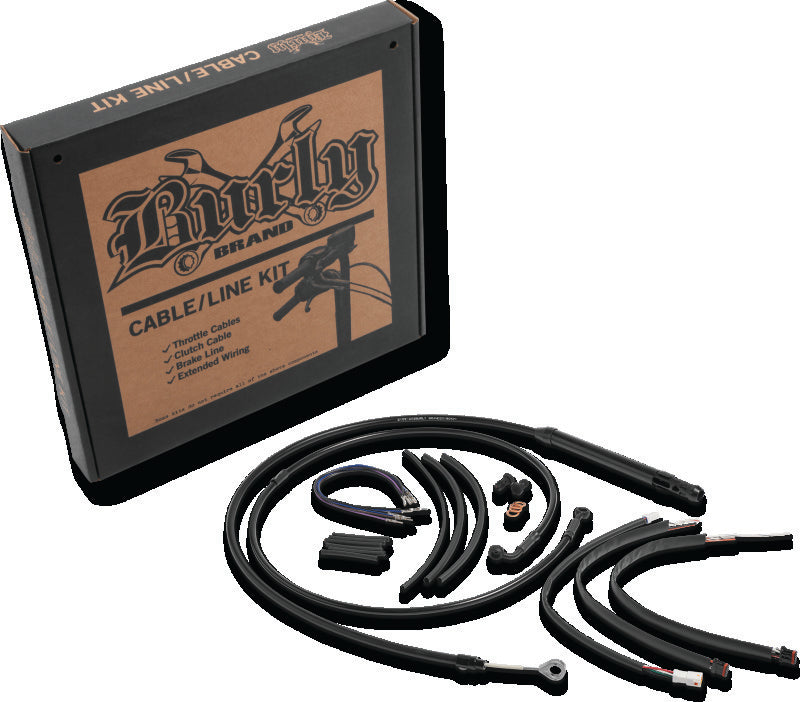 Burly Brand Control Kit 14in T-Bar - Black B30-1253