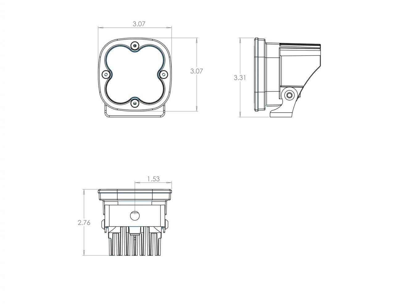 Baja Designs Squadron Pro Auxiliary Light Pod Pair