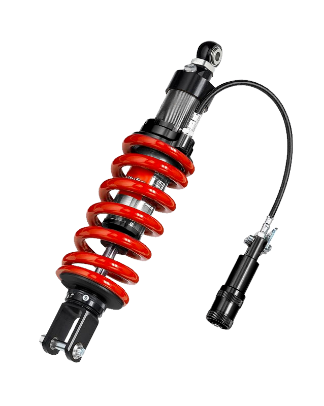 Bitubo Suspension Bitubo XZE3 Monoshocks Adjustable: Hydraulic Spring Preload, Rebound, Length, Red Spring S0067XZE31