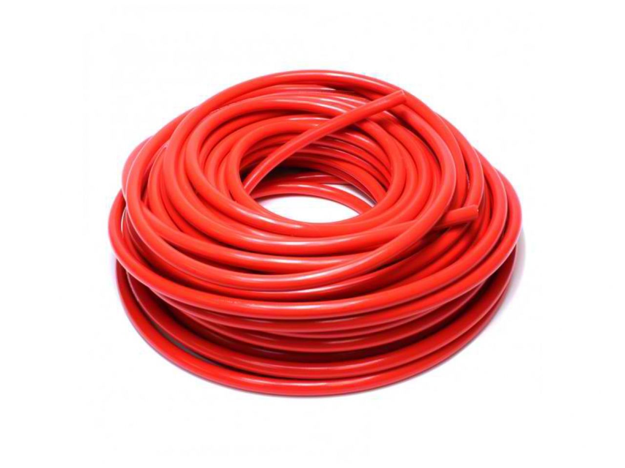 HPS High Temp 1/4" ID (6mm) Reinforced Silicone Heater Hose Red - 25 Feet