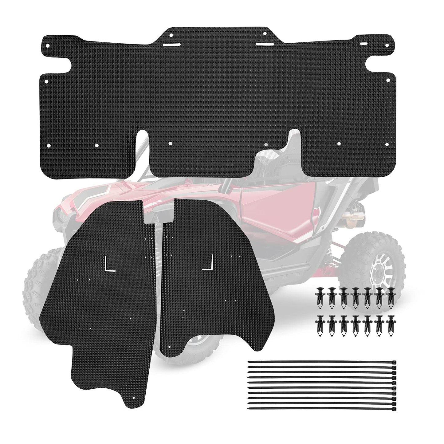 Kemimoto Mud Guard Fit Honda Talon 1000R/ 1000X ( 3 pcs )