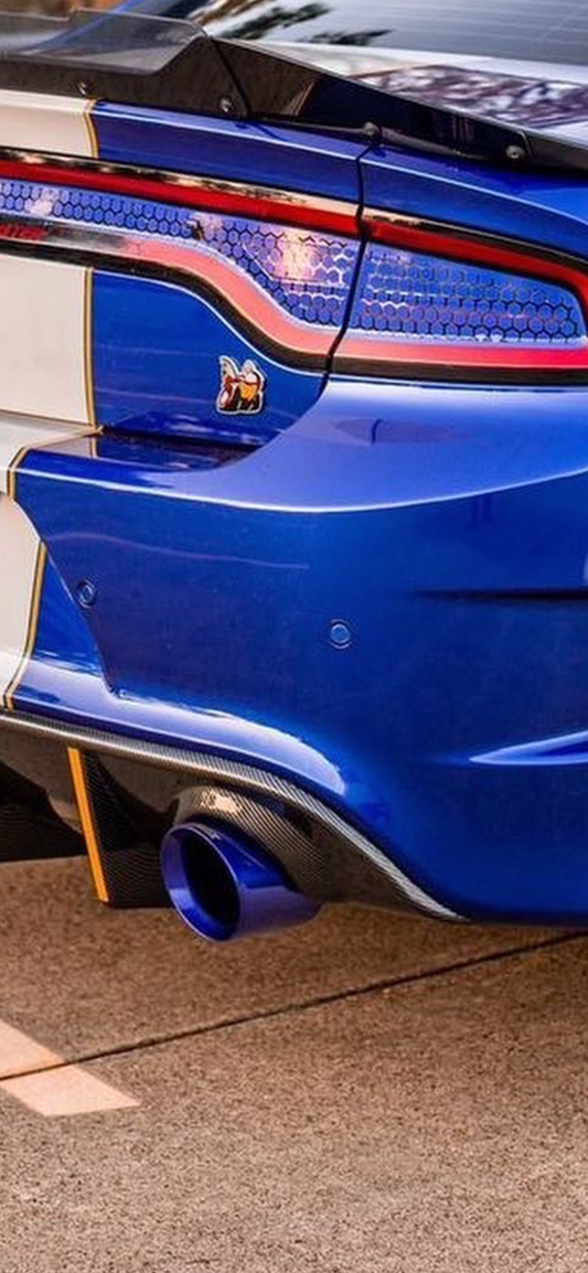 (2015-2023) D-Charger 5" V8 Tip Set COBALT BLUE