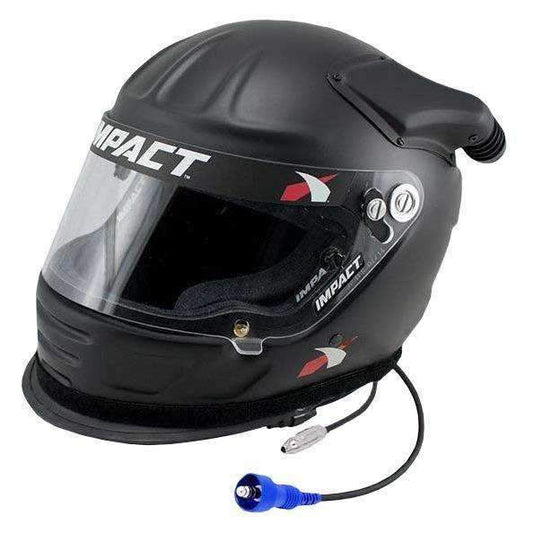 Impact RACE Offset Air Draft OS20 Helmet With OFFROAD Wired Helmet Kit - XXL