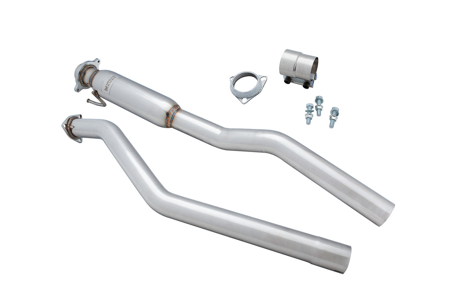 Megan Racing Mid Pipe for Civic 02-05 Si EP3 – 2.25" T-304 Stainless, OEM Replacement LWT-MIDPIPE-EP3