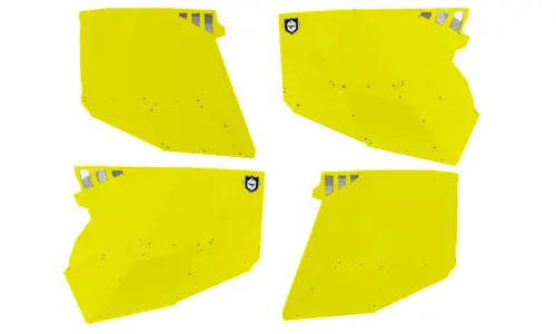 XP4 1000 STEALTH DOOR (ALUMINUM DOOR SKINS/ FRONT & REAR)Lime Squeeze