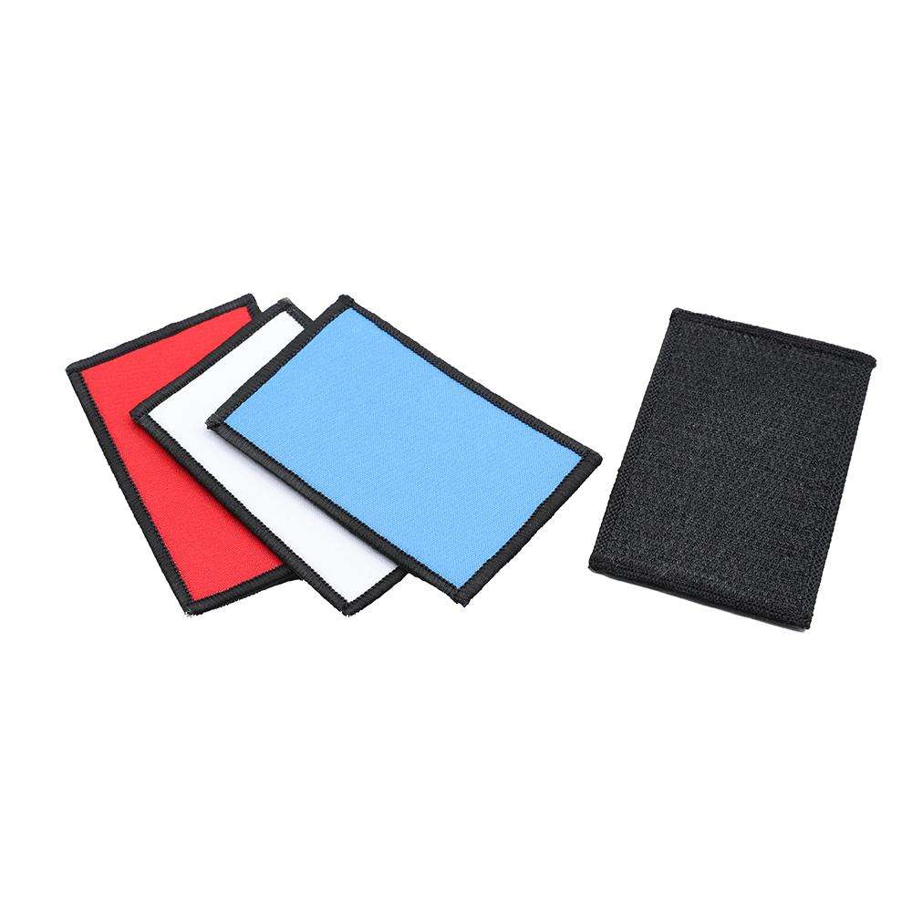 Rugged Radios Blank Morale Patch Kit: White, Blue, Red & Pink Patches
