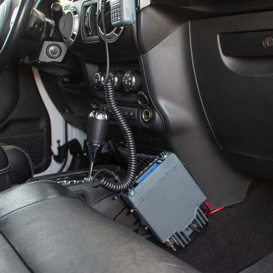 Mobile Radio Mount for Wrangler JK 2 Door and JKU 4 Door