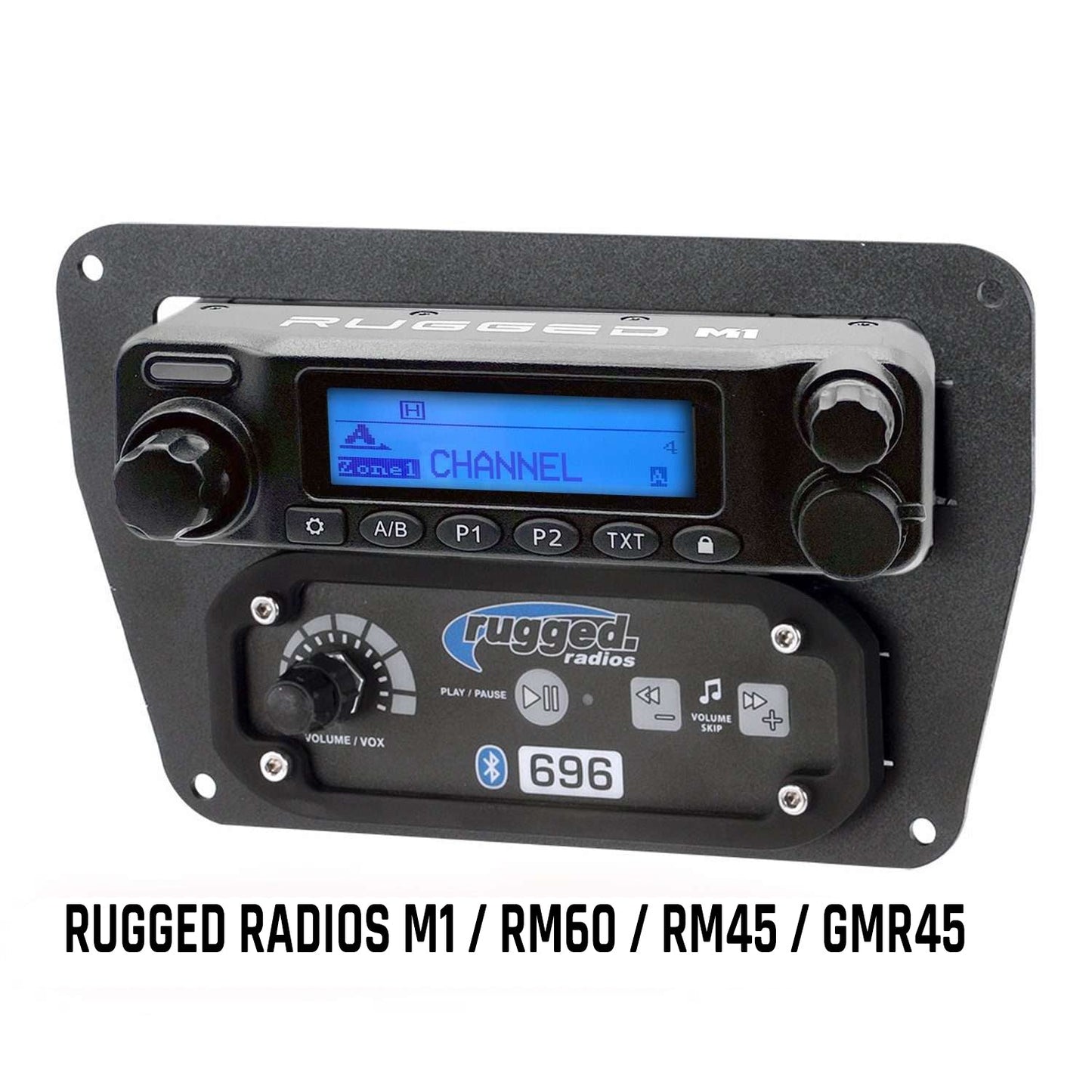 Multi Mount Insert or Standalone Mount for Intercom and Radio - Rugged Radios GMR25