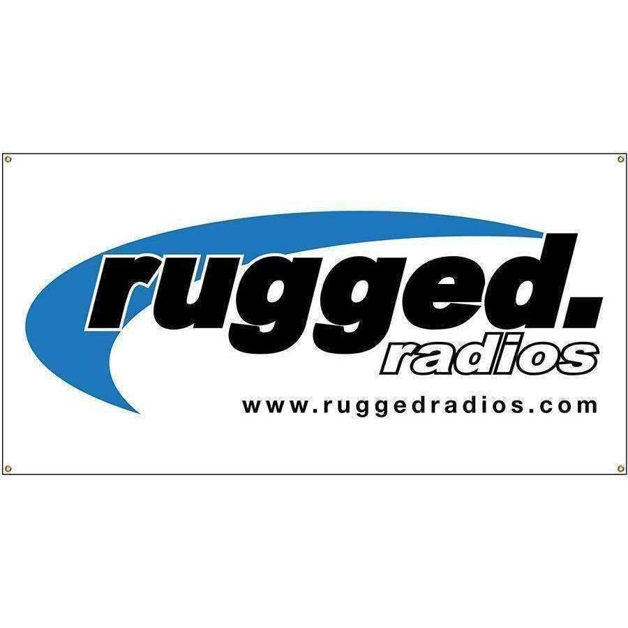 Rugged Radios Race Banners - Available In Different Sizes - 3 x 6 Banner
