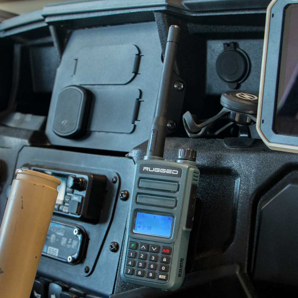 Rugged Radios Handheld Radio Mount for R1 / GMR2 / GMR2 PLUS / RDH16 / V3 / RH5R