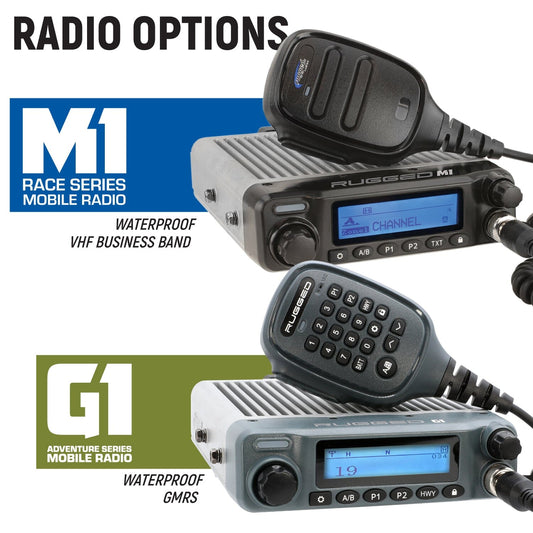 STX STEREO Complete Master Communication Kit with Intercom and 2-Way Radio - M1 VHF Business Band