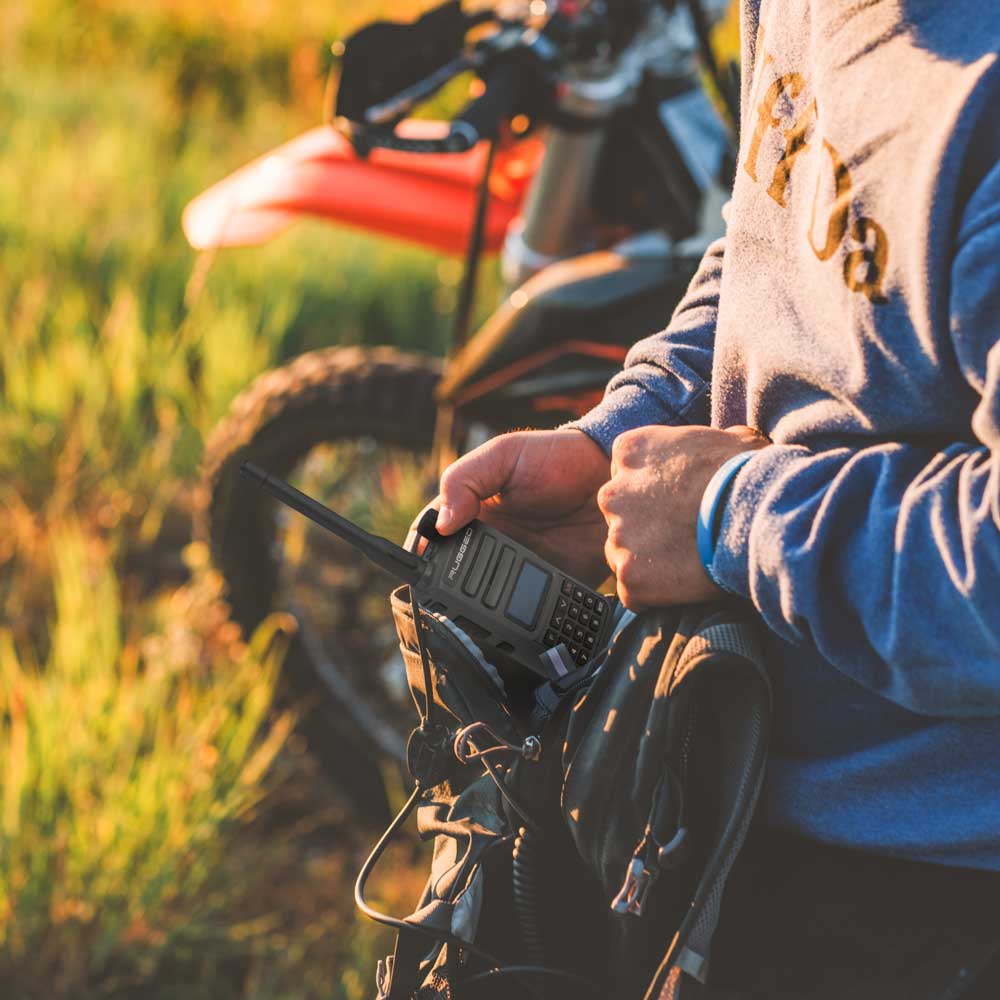 Rugged Radios MOTO MAX Complete Motorcycle Communication Kit with Heavy-Duty OFFROAD Cables