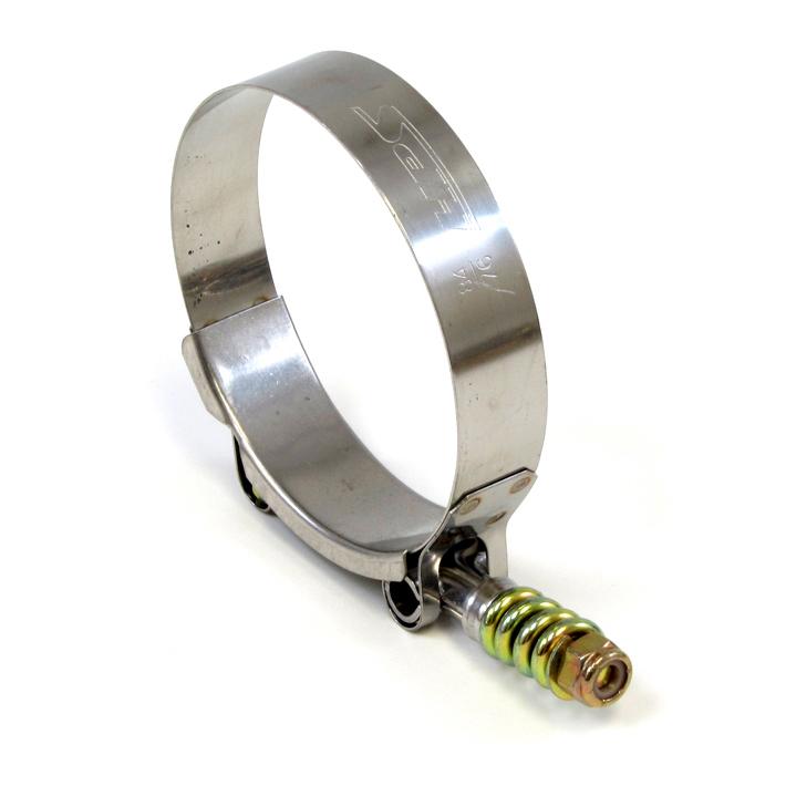 HPS Performance Products HPS Stainless Steel Spring Loaded T-Bolt Hose Clamp SAE 172 - Effective Size: 6.26"-6.57" (159mm-167mm)