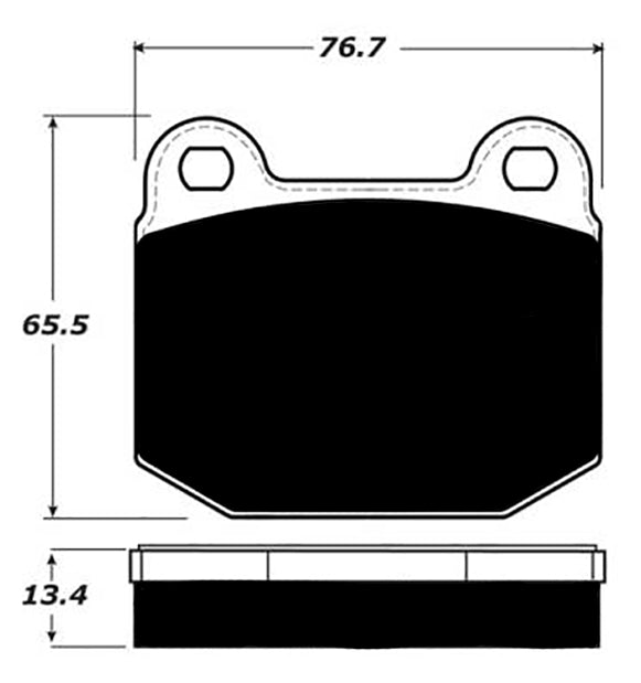 Porterfield Brake Pads for 2006 LOTUS ELISE