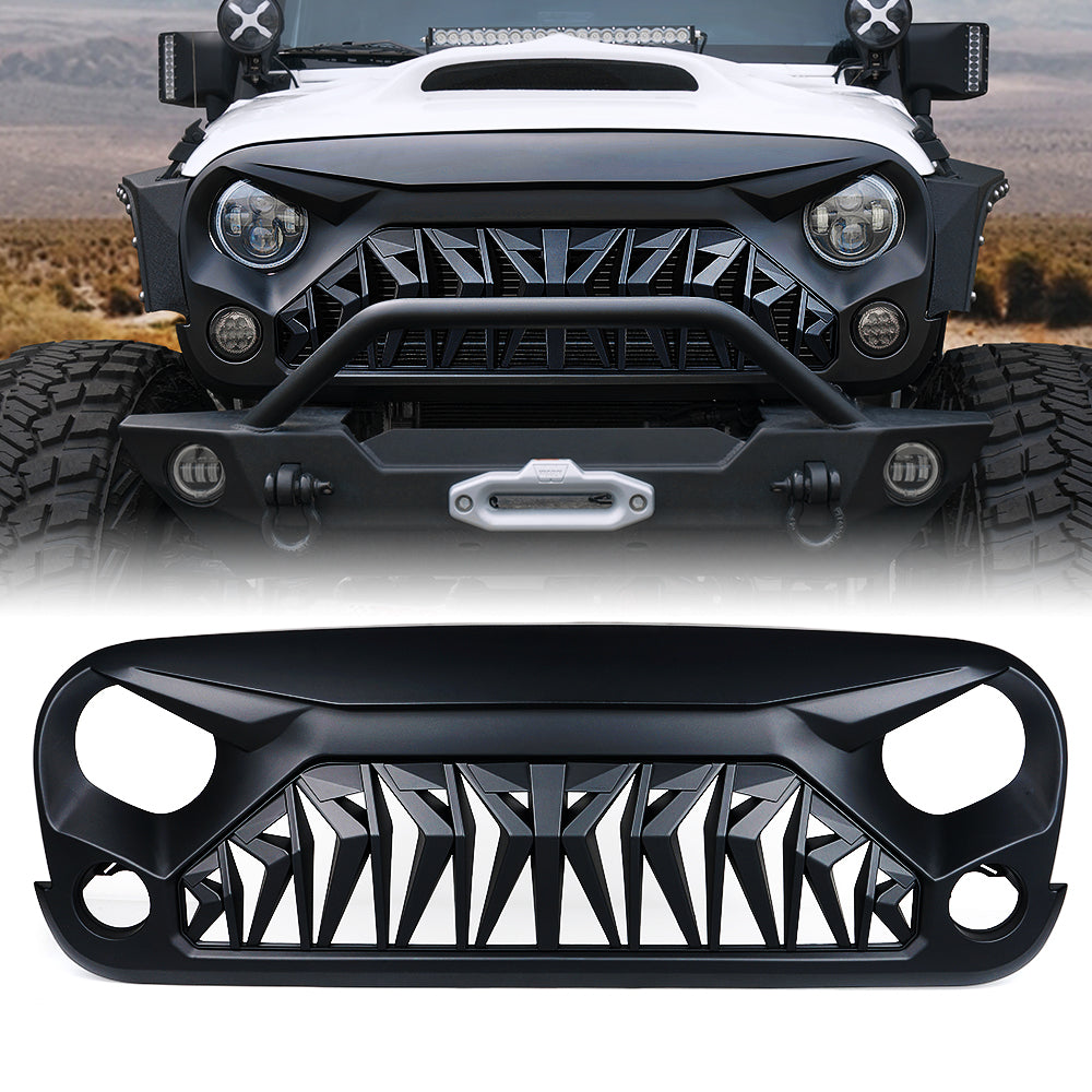 Xprite Replacement JK Front Grille Venom Series G1 Wrangler 07-18