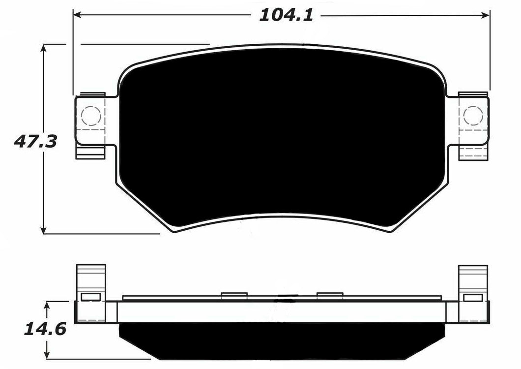 Porterfield Brake Pads for 2016 MAZDA 6