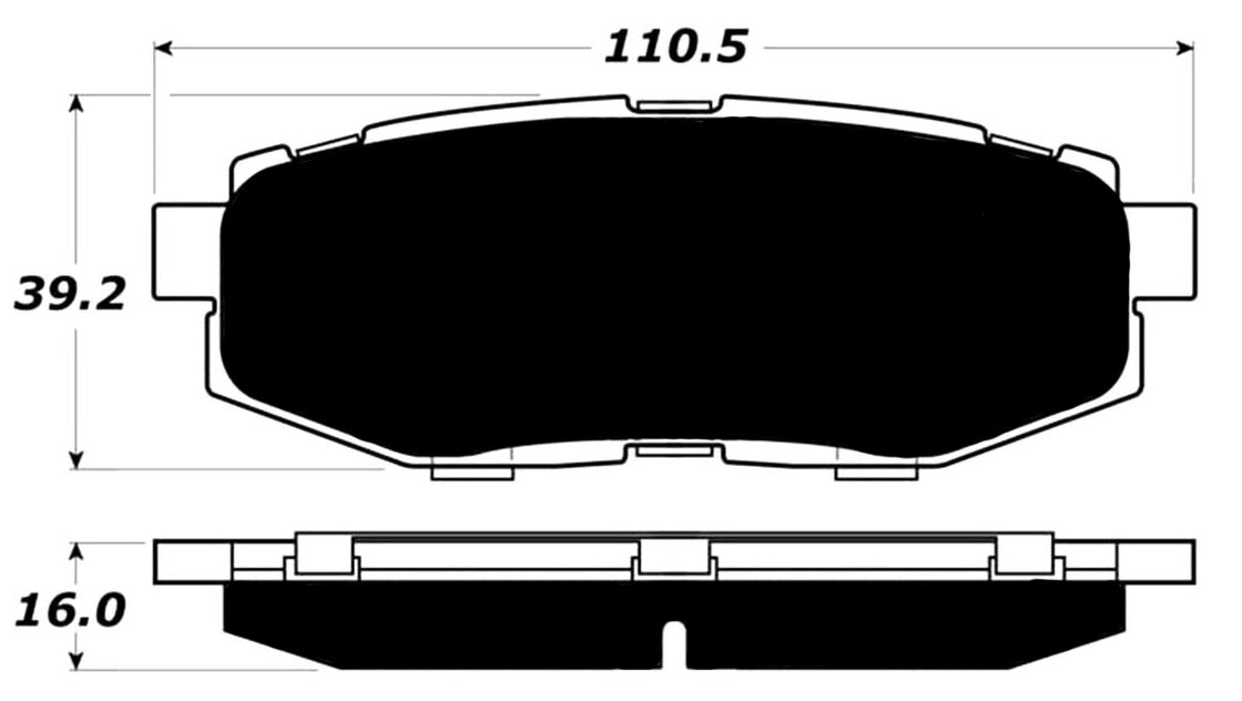 Porterfield Brake Pads for 2016 SUBARU FORESTER 2.0L