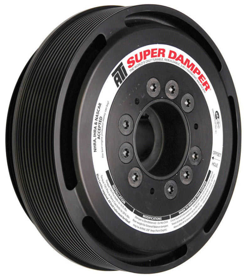 ATI Damper - 6.78in - Alum - 8 Grv - Ford 4.6 Cobra - 96-04 - OEM Size ATI918037