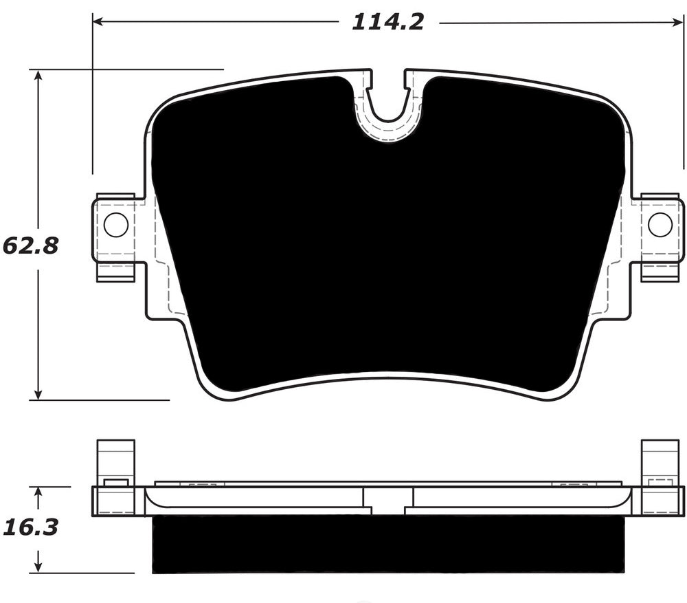 Porterfield Brake Pads for 2016 JAGUAR XJ/XJL V8