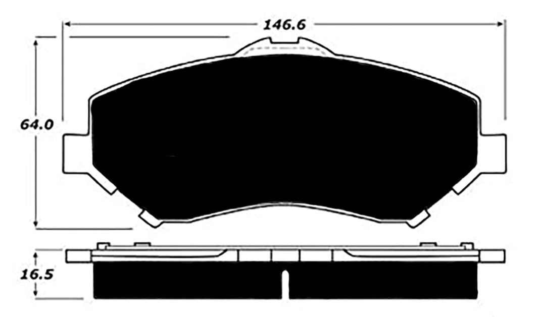 Porterfield Brake Pads for 2009 JEEP LIBERTY