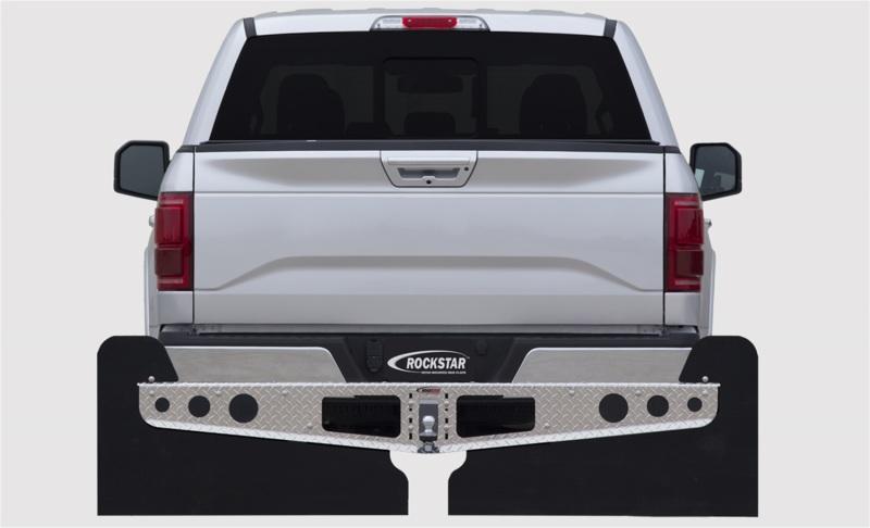 Access Rockstar 2XL 2019+ Chevy Full Size 1500 Diamond Plate Hitch Mounted Mud Flaps (Trim to Fit) A10201022