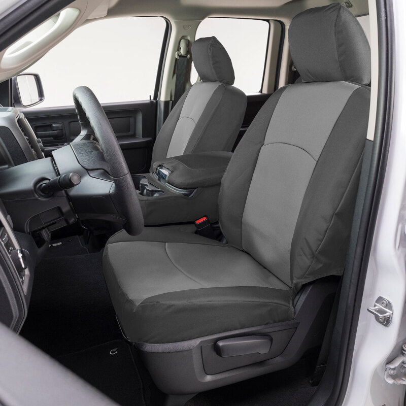 Covercraft 24-25 Ford F250-F550 Endura PrecisionFit Custom Front Row Seat Covers-Silver/Charcoal GTF4423ABENSC