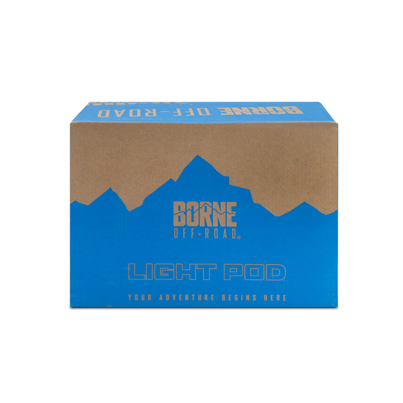 Borne Off-Road 21+ Bronco Light Pods 2pc Ditch 3x3 Flood BNLT-BR-21-DT2F