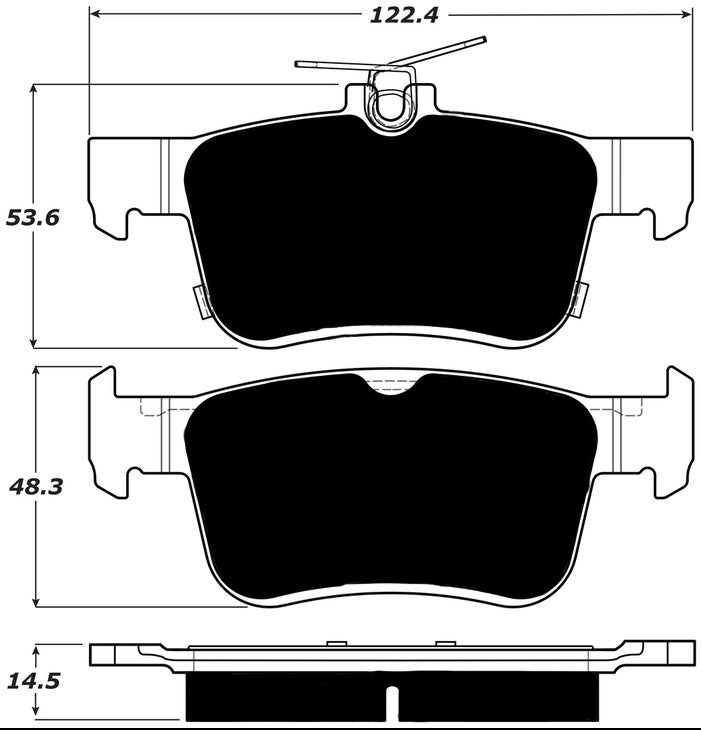 Porterfield Brake Pads for 2016 HONDA CIVIC Sedan EX