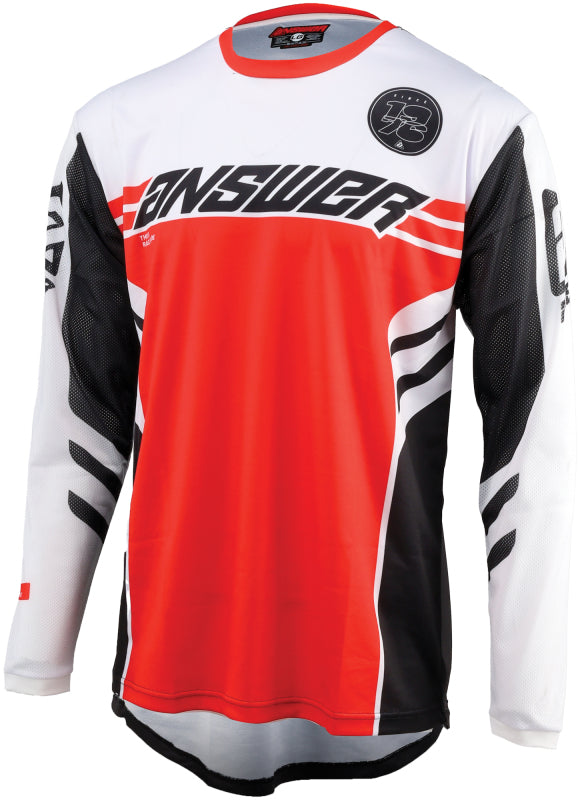 Answer 24 Arkon Nitrus Jersey Red/Black/White Youth - Medium 442604