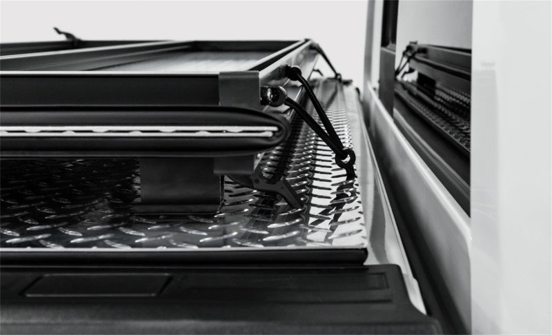 Access LOMAX Tri-Fold Cover Black Urethane - 07-13 Chevy Silverado 1500 5ft 8in Bed (Except Classic) B3020059