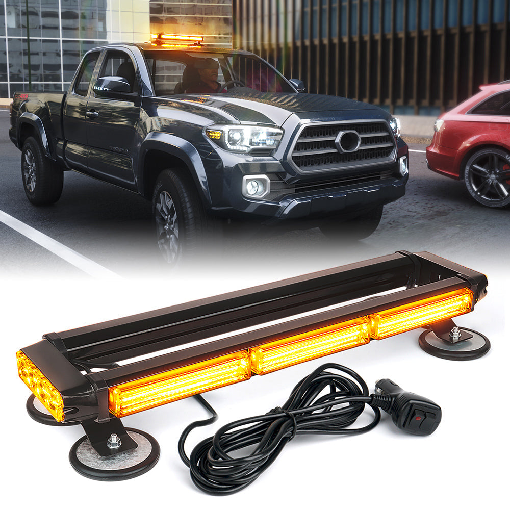 Mini LED Rooftop Strobe Light Bar with Magnetic Base | Blaze 2.0