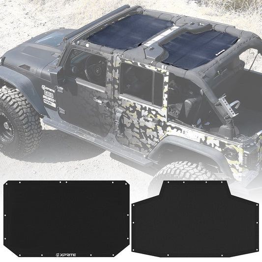 Xprite JK Sunshade Top with Flag Design