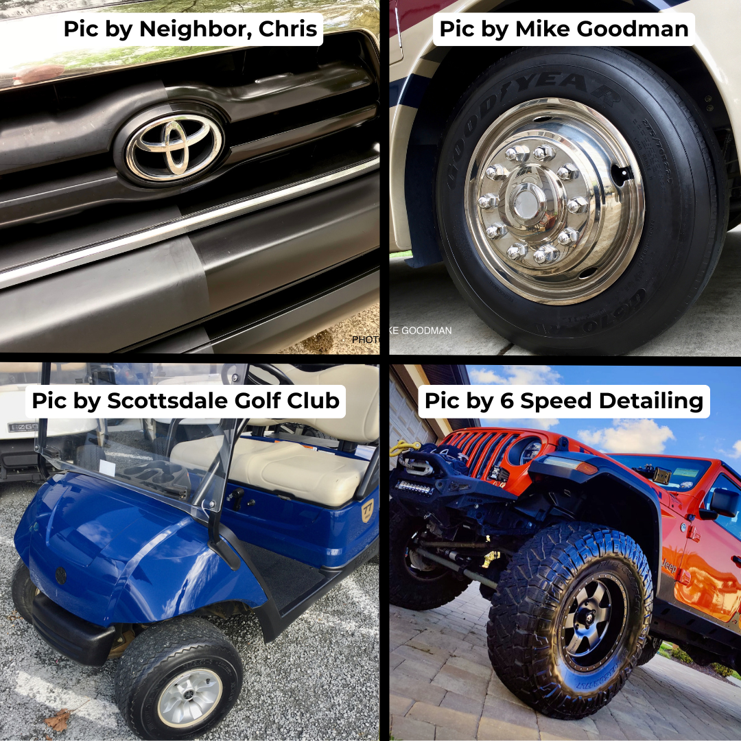 2-Pack Ceramic-Hybrid Protectant Kit | BLAK & GLOZ 100ml | 4-12 Months Tire, 1-2 Years Trim & Vinyl Protection | Safe for Cars, Golf Carts, RVs, Motorcycle-Safe