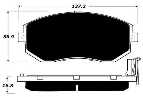 Porterfield Brake Pads for 2016 SUBARU IMPREZA WAGON
