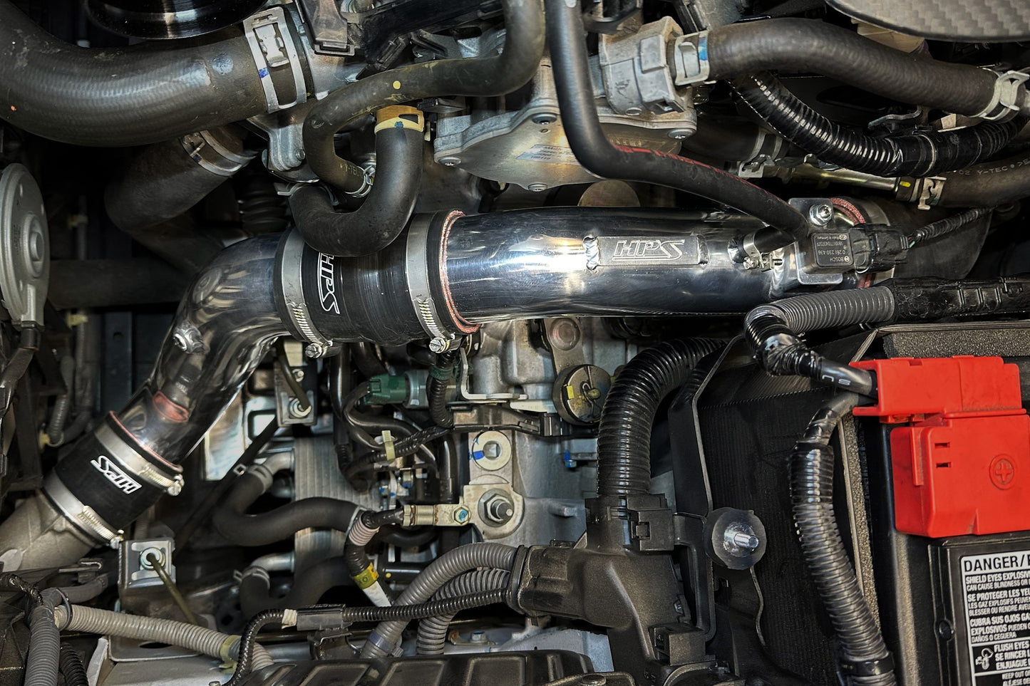 HPS Performance Products HPS Intercooler Charge Pipe Kit, 2023-2026 Honda Civic Type R 2.0L Turbo FL5, 17-156