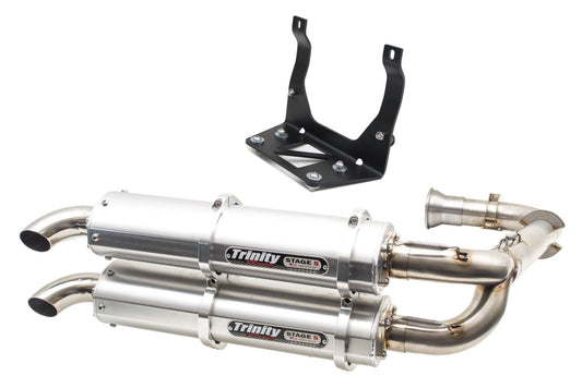 Trinity Racing Dual Full Exhaust for Can-Am Maverick X3