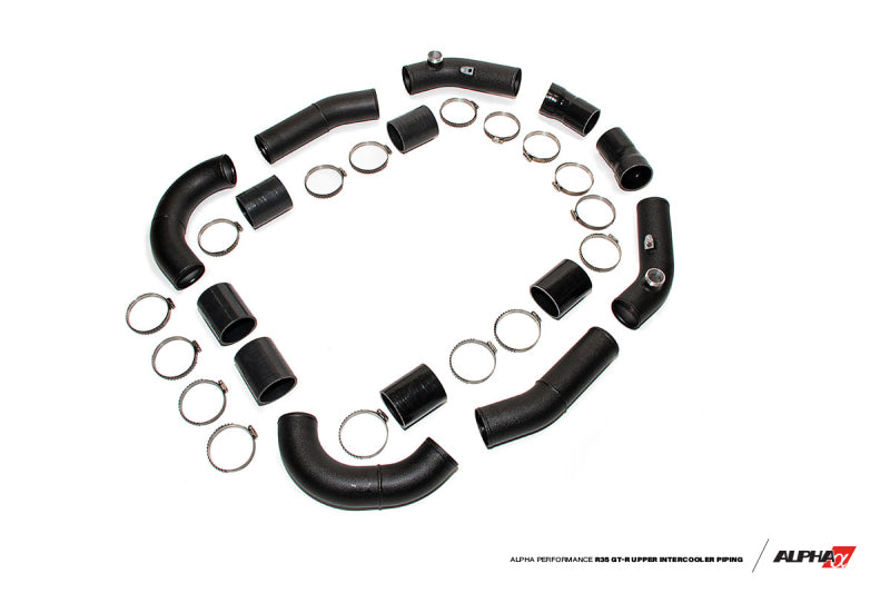 AMS Performance 2009+ GT-R R35 Alpha Upper I/C Pipe (Use w/Stock I/C/TiAL Flange/Carbon Manifold) ALP.07.09.0006-4