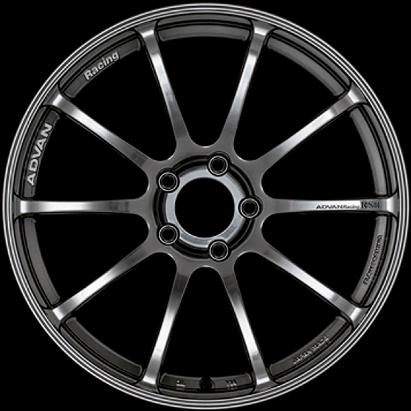 Advan RSII 17x8.5 / +31 Offset / 5x114.3 / 73mm Bore / Hyper Black YAP7H31EHB